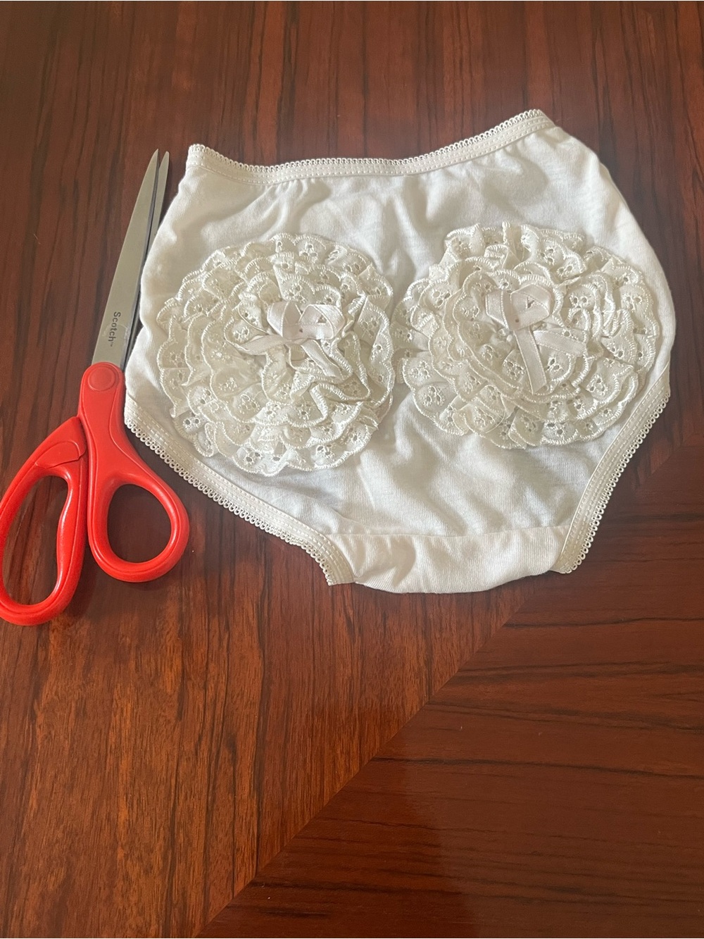 AZURRA Cream Knit Kid s pantie